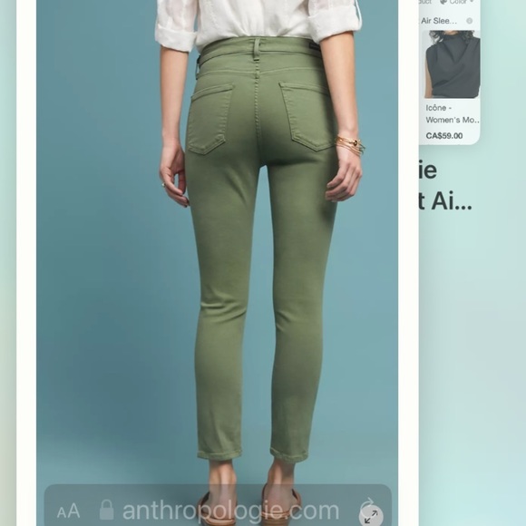 Citizens of Humanity Anthropologie NWT Rocket High-Rise Skinny Jeans Size 28. - Picture 6 of 12